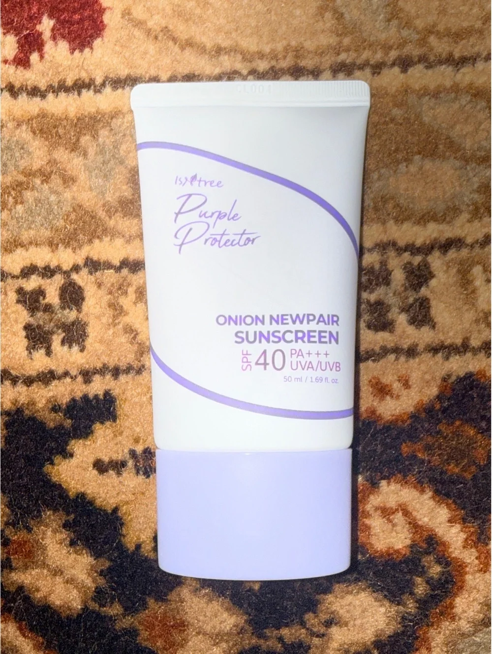 Isntree Purple Protector Onion Newpair Sunscreen SPF 40 PA+++ 50ml EXP. 06/2026